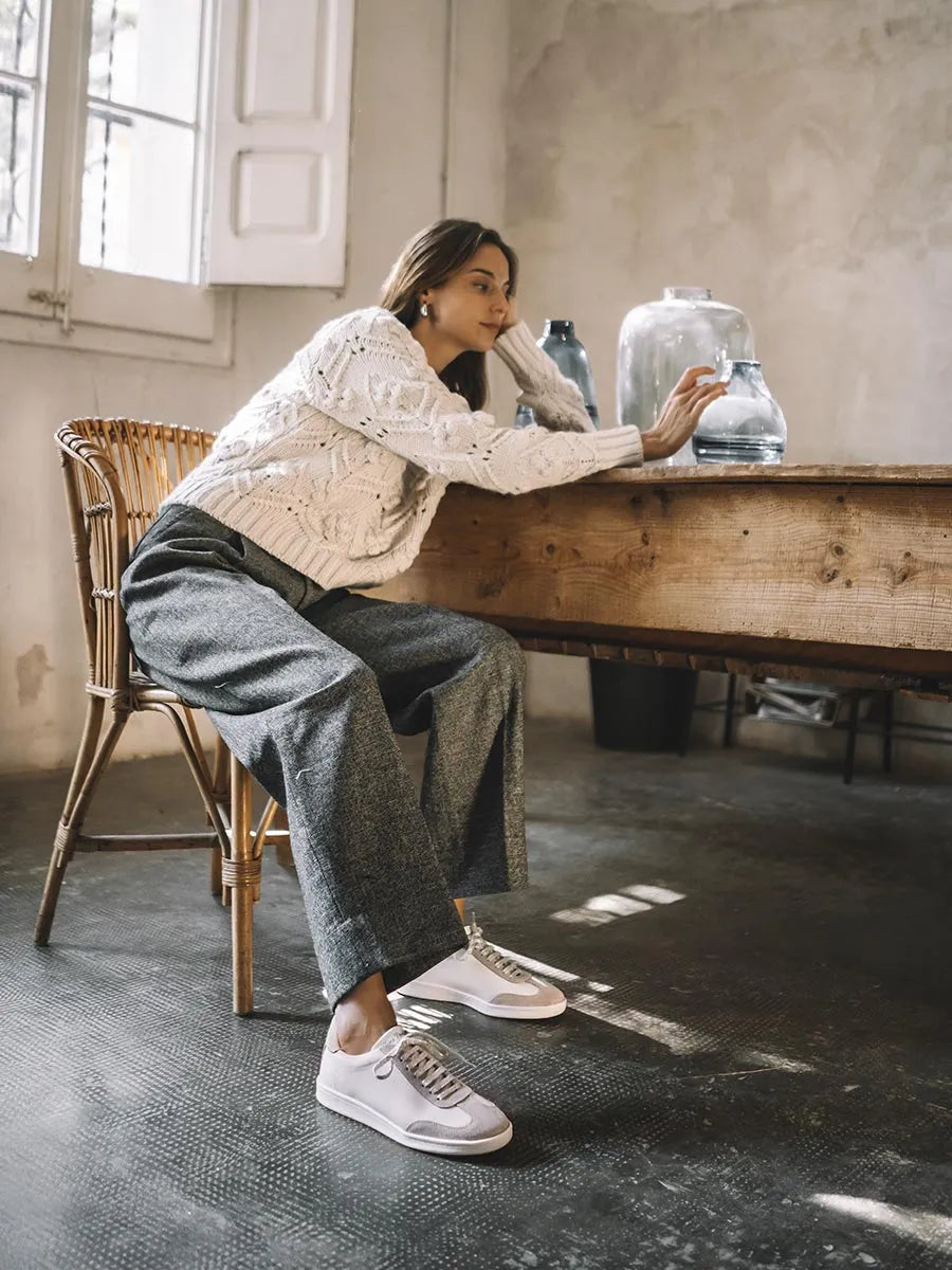 zapatillas mujer - Sneaker de piel para mujer | NAIDA  - Toni Pons  