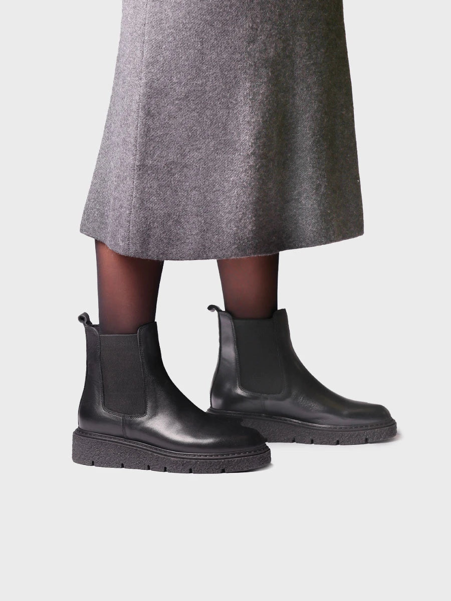 Botines mujer - Botín Chelsea en piel para mujer | NAIROBI-P  - Toni Pons  