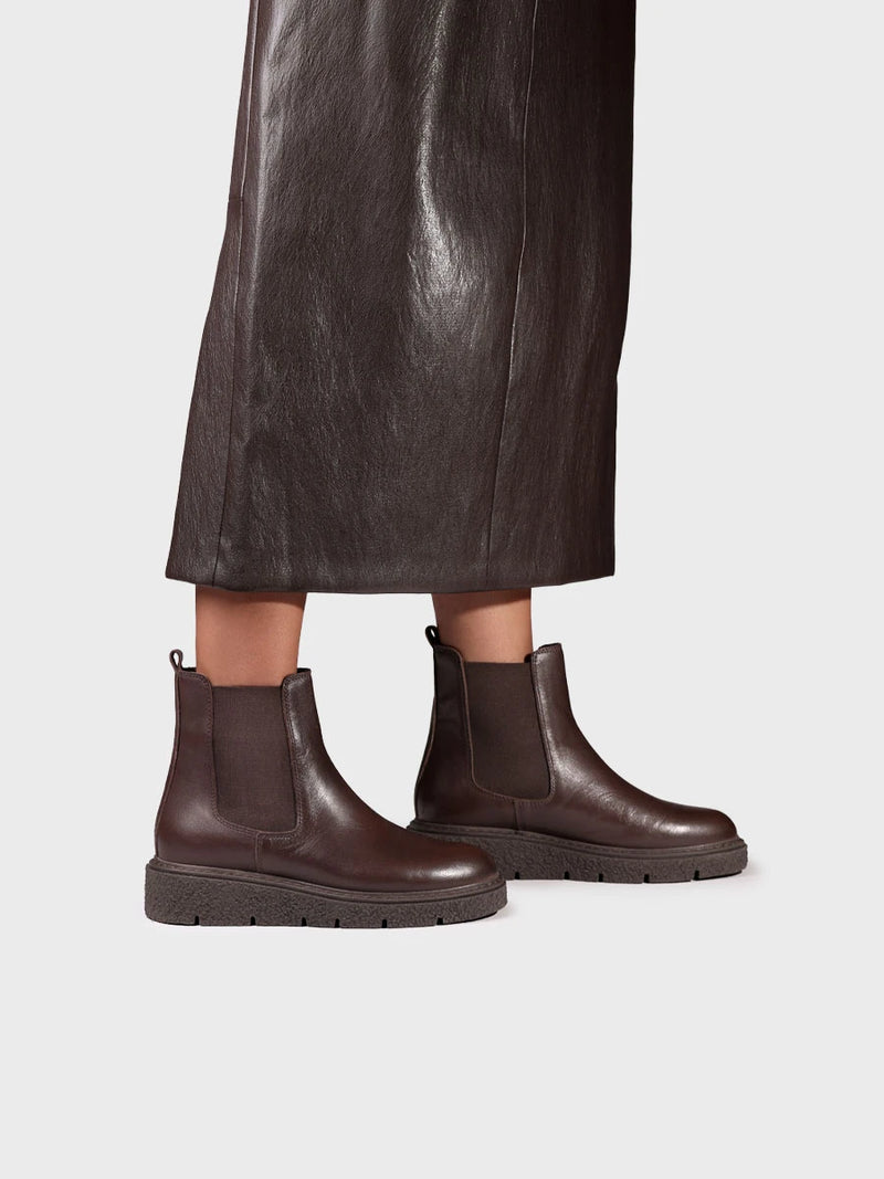 Botines mujer - Botín Chelsea en piel para mujer | NAIROBI-P  - Toni Pons  