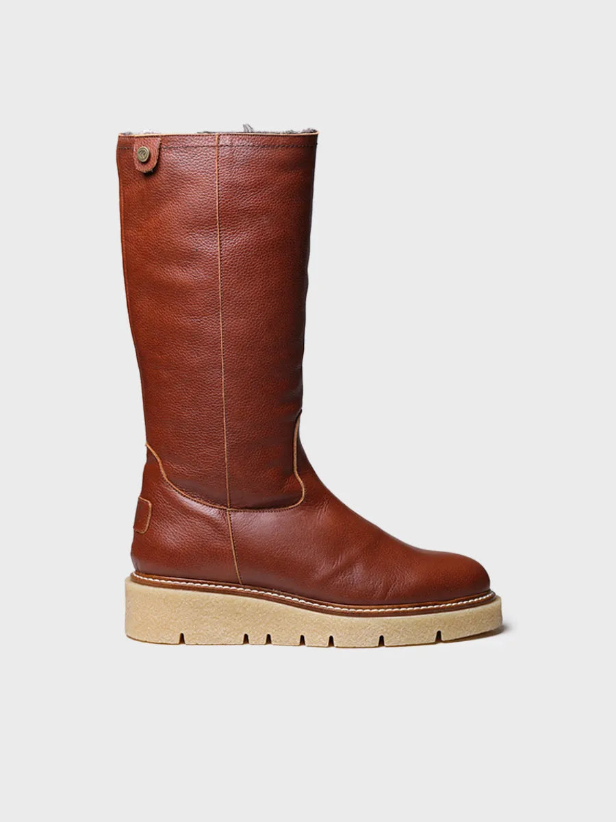 Women's leather boot - NALTAR-PO