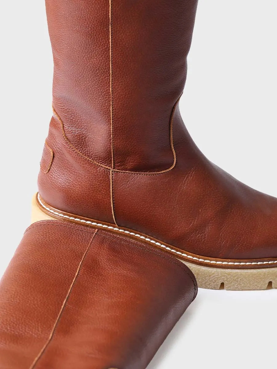 Women's leather boot - NALTAR-PO