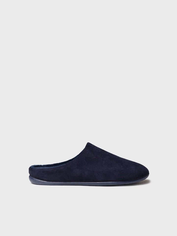 Zapatillas de casa hombre - Slipper abierta en piel con forro interior para hombre | NAPOLI  - Toni Pons  