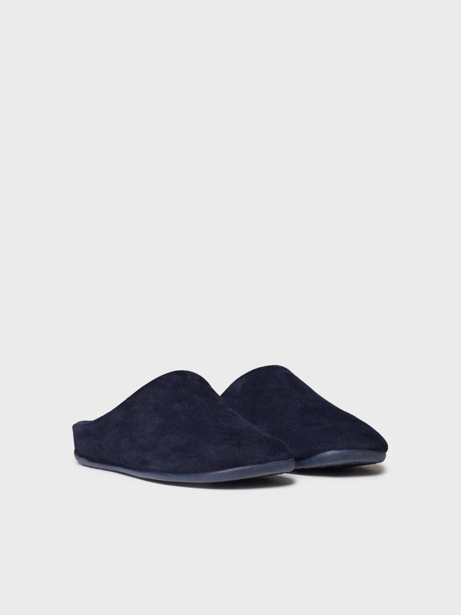 Zapatillas de casa hombre - Slipper abierta en piel con forro interior para hombre | NAPOLI  - Toni Pons  