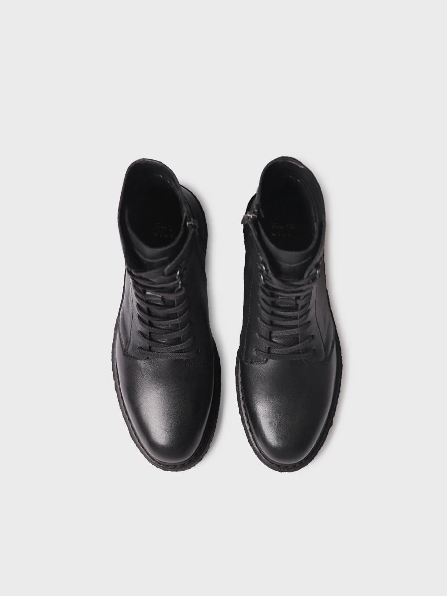 Botines mujer - Bota con cordones en piel para mujer | NARA-P  - Toni Pons  