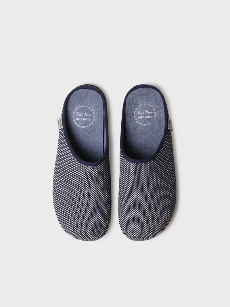 zapatillas de casa hombre - Zapatilla de casa tipo zueco de hombre en rejilla | NASH-JO  - Toni Pons  