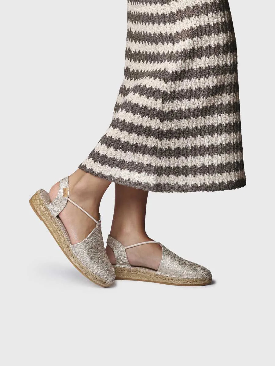  - Alpargata plana brillante de mujer con elásticos | NEREA-CG  - Toni Pons  