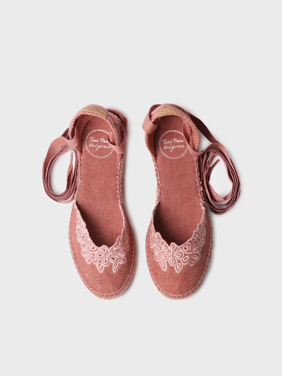  - Alpargata plana de mujer con cintas | NIDIA  - Toni Pons  