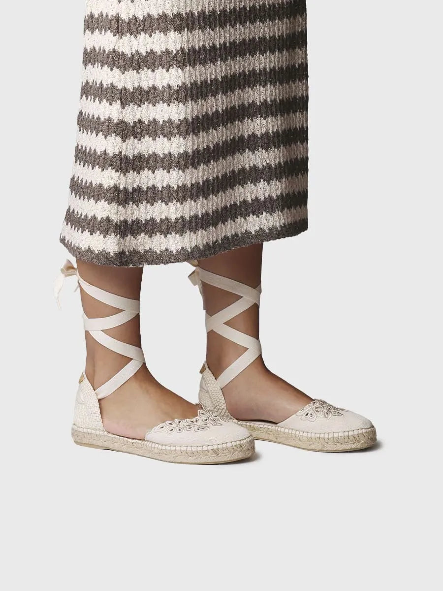  - Alpargata plana de mujer con cintas | NIDIA  - Toni Pons  