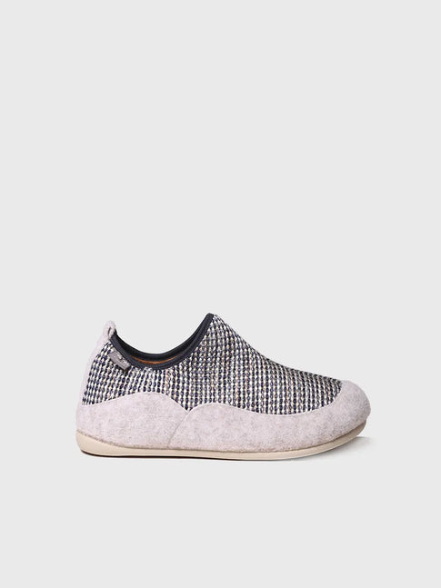 Men's slippers in fabric and felt - NIL-DS