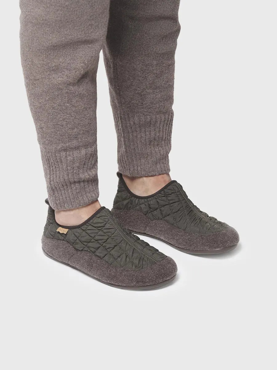 Slippers para hombre en fieltro y tejido acolchado | NIL-UM