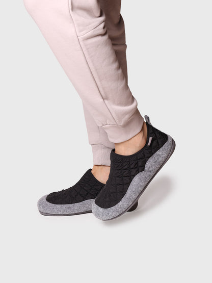 Slippers para hombre en fieltro y tejido acolchado | NIL-UM