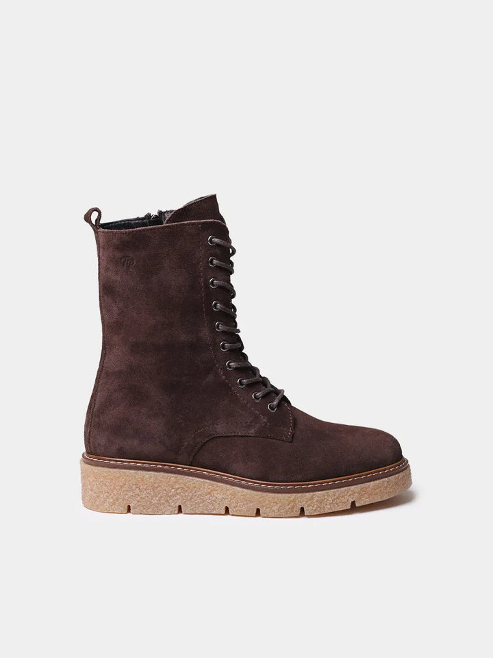 Botines mujer - Botín de mujer en serraje con cordones | NIMES-SY  - Toni Pons  