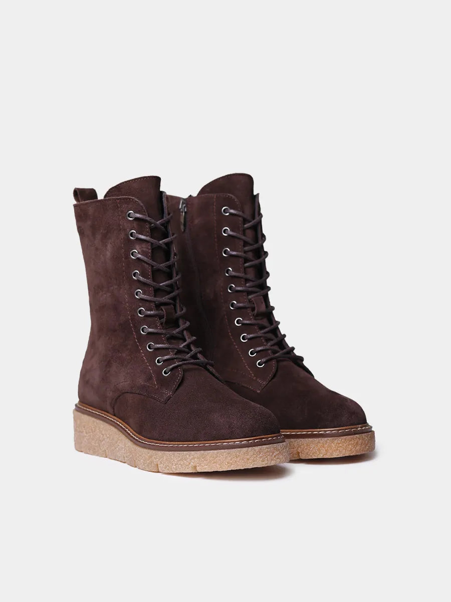 Botines mujer - Botín de mujer en serraje con cordones | NIMES-SY  - Toni Pons  