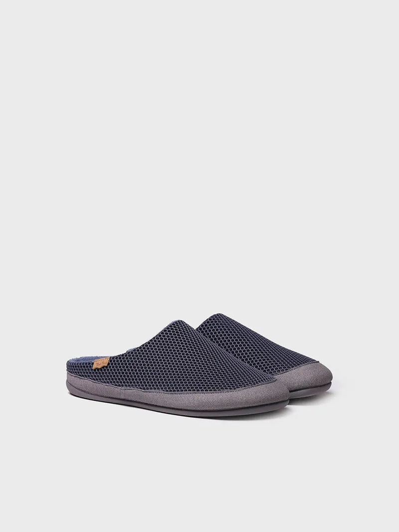 zapatillas de casa hombre - Zapatillas de casa para hombre en tejido de rejilla | NIUE-GC  - Toni Pons  