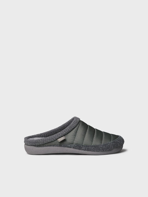 Zapatillas de casa hombre - Zapatilla de casa tipo zueco en tejido acolchado y fieltro | NIX-TK  - Toni Pons  