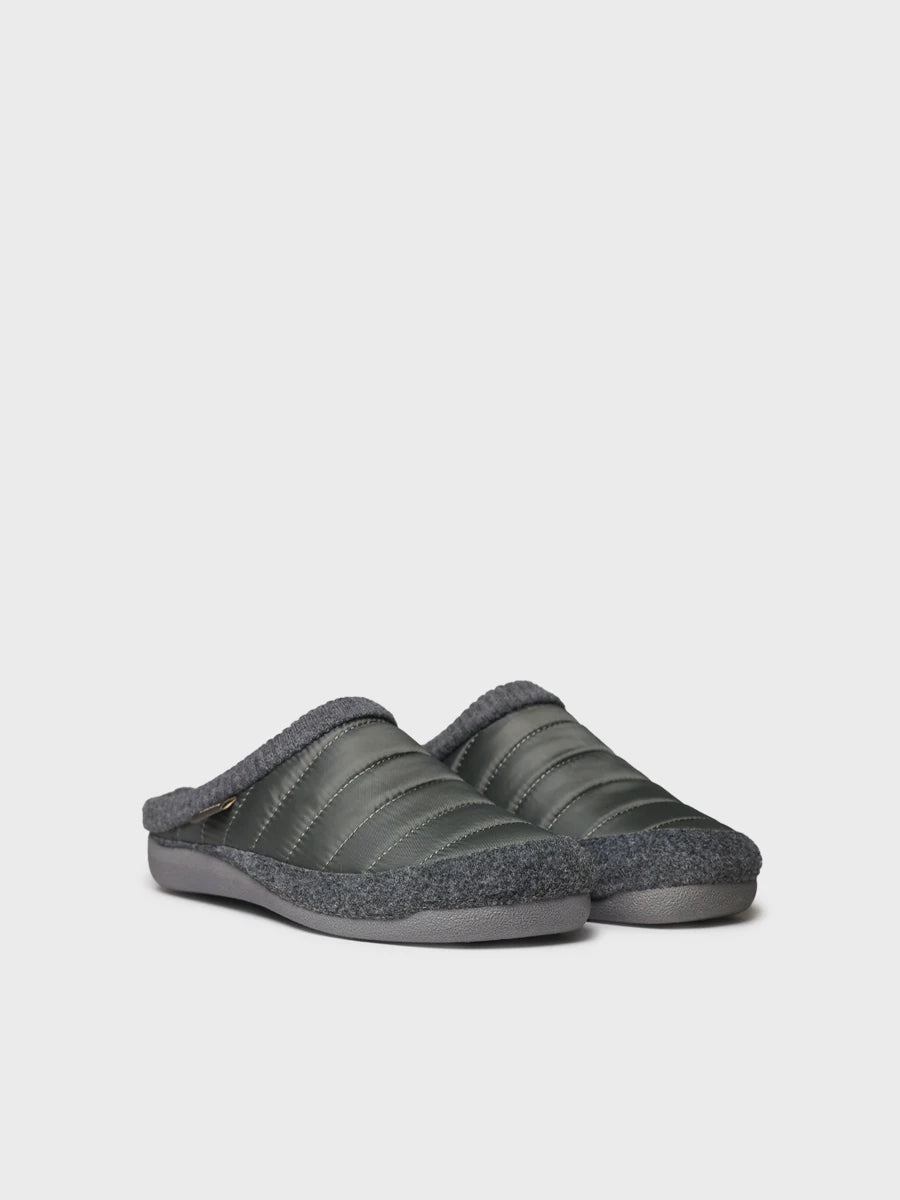 Zapatillas de casa hombre - Zapatilla de casa tipo zueco en tejido acolchado y fieltro | NIX-TK  - Toni Pons  