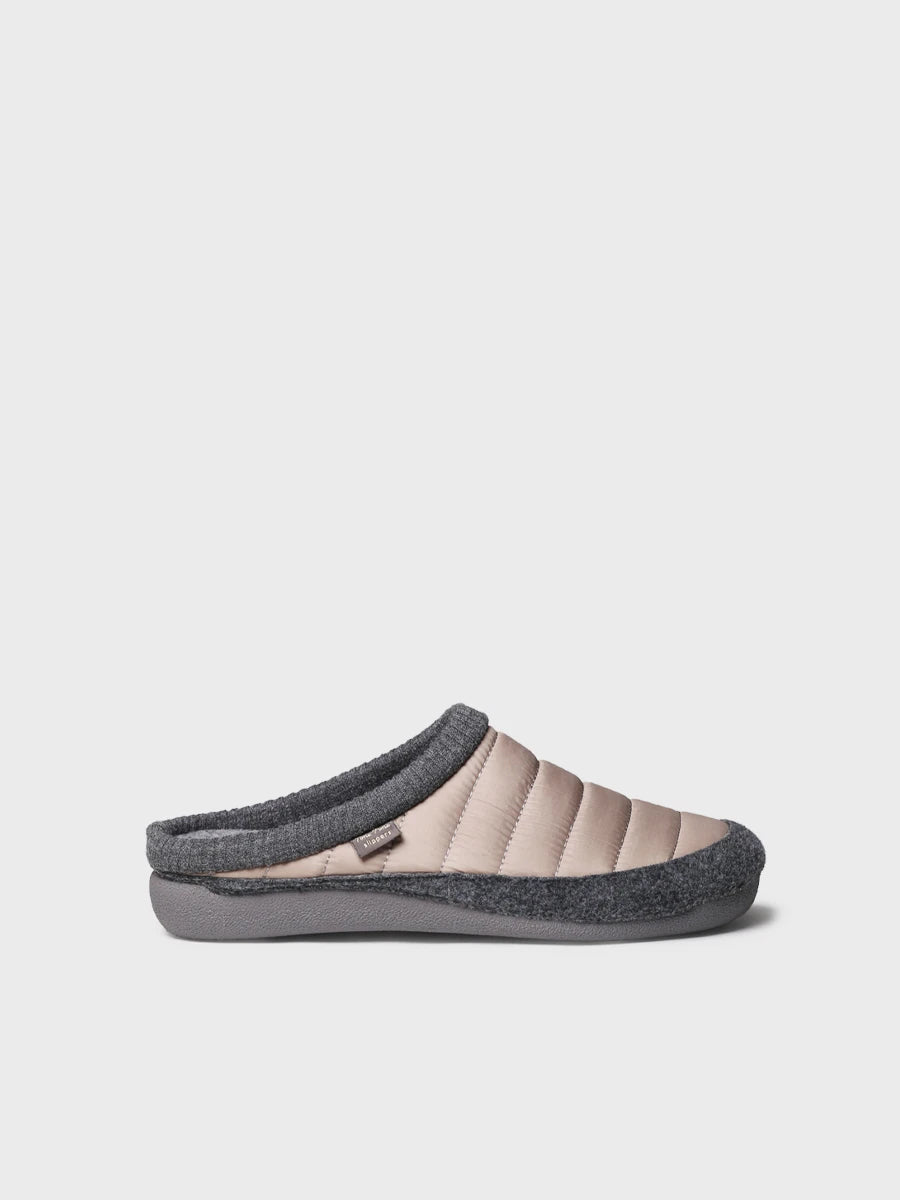Zapatillas de casa hombre - Zapatilla de casa tipo zueco en tejido acolchado y fieltro | NIX-TK  - Toni Pons  