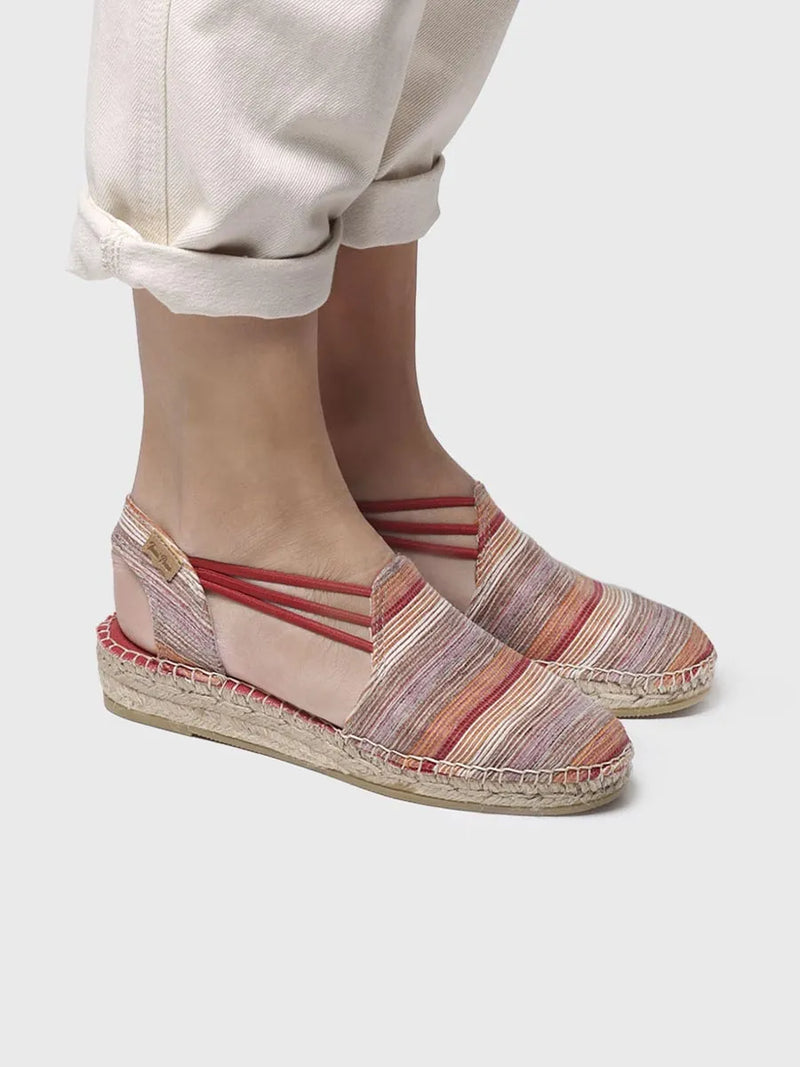 Alpargata mujer - Alpargatas con tiras elásticas  - Toni Pons  