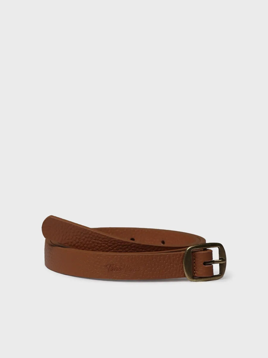 Leather and fabric belt for women | NONA