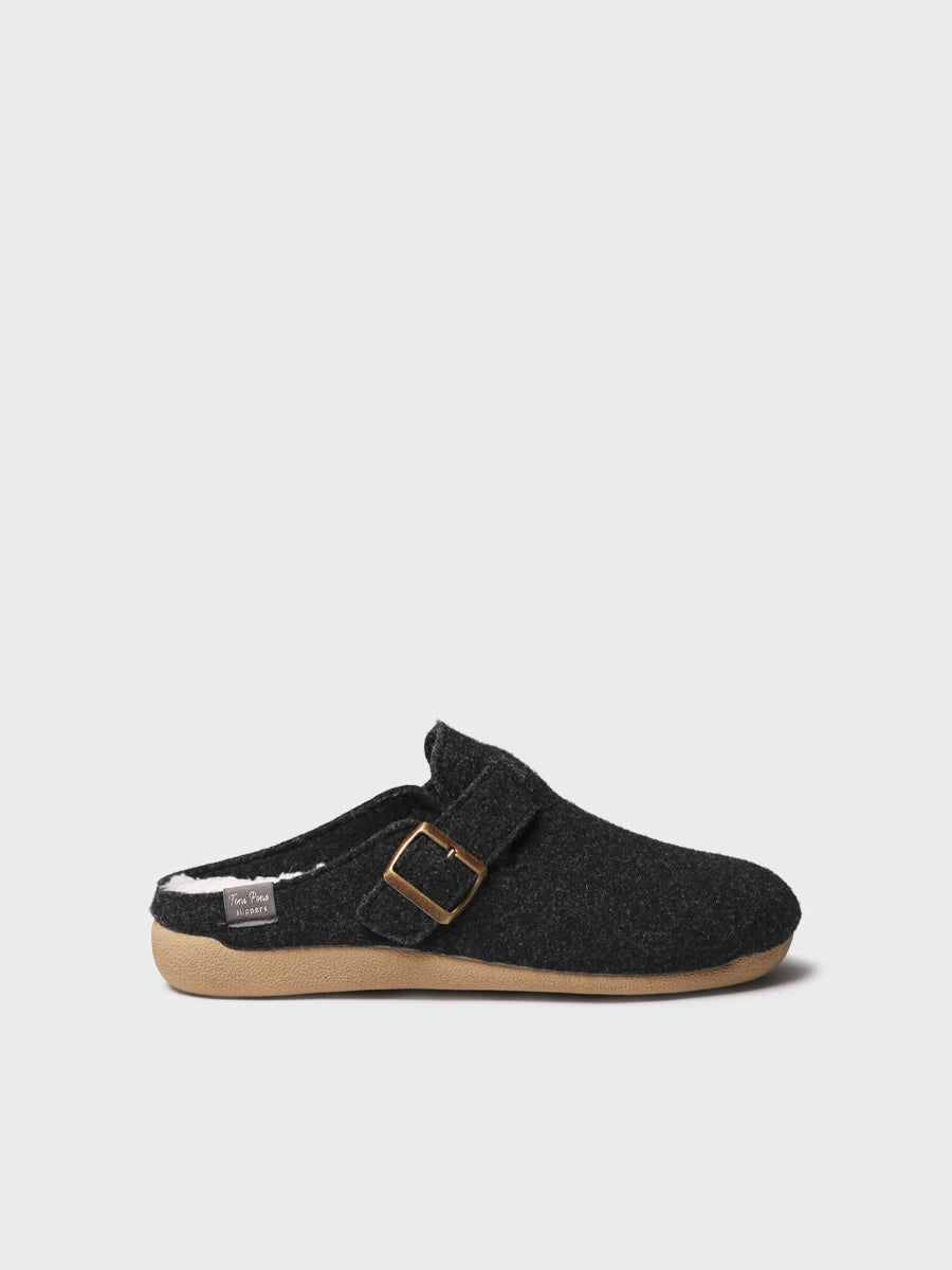 Zapatillas de casa hombre - Zapatilla tipo zueco para hombre en fieltro | NORTON-FP  - Toni Pons  