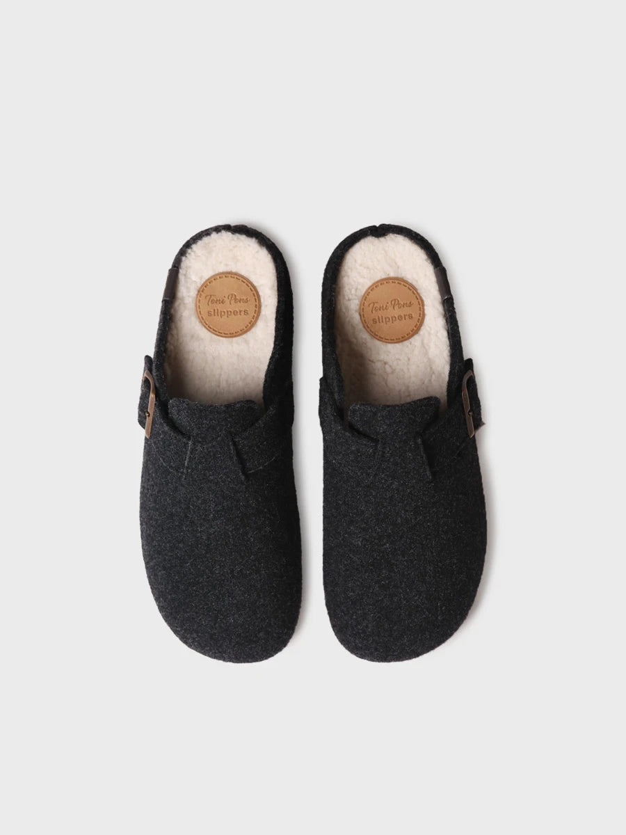 Zapatillas de casa hombre - Zapatilla tipo zueco para hombre en fieltro | NORTON-FP  - Toni Pons  
