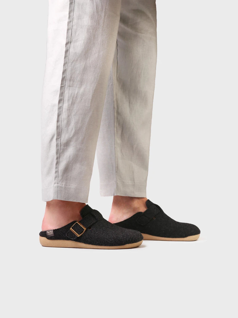 Zapatillas de casa hombre - Zapatilla tipo zueco para hombre en fieltro | NORTON-FP  - Toni Pons  