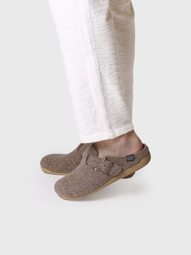 zapatillas de casa hombre - Zapatilla tipo zueco para hombre en fieltro | NORTON-FP  - Toni Pons  
