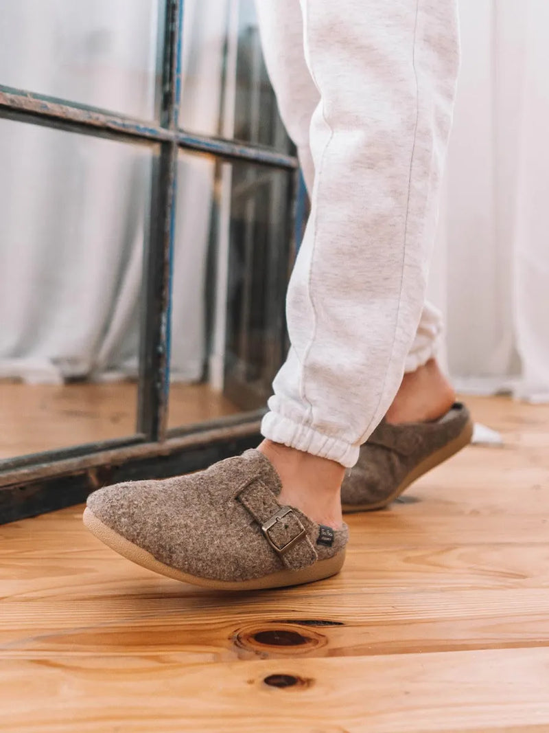 zapatillas de casa hombre - Zapatilla tipo zueco para hombre en fieltro | NORTON-FP  - Toni Pons  