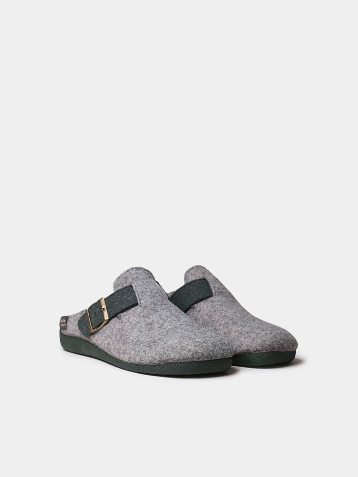 Zapatillas de casa hombre - Zapatilla tipo zueco para hombre en fieltro reciclado | NORTON-FR  - Toni Pons  