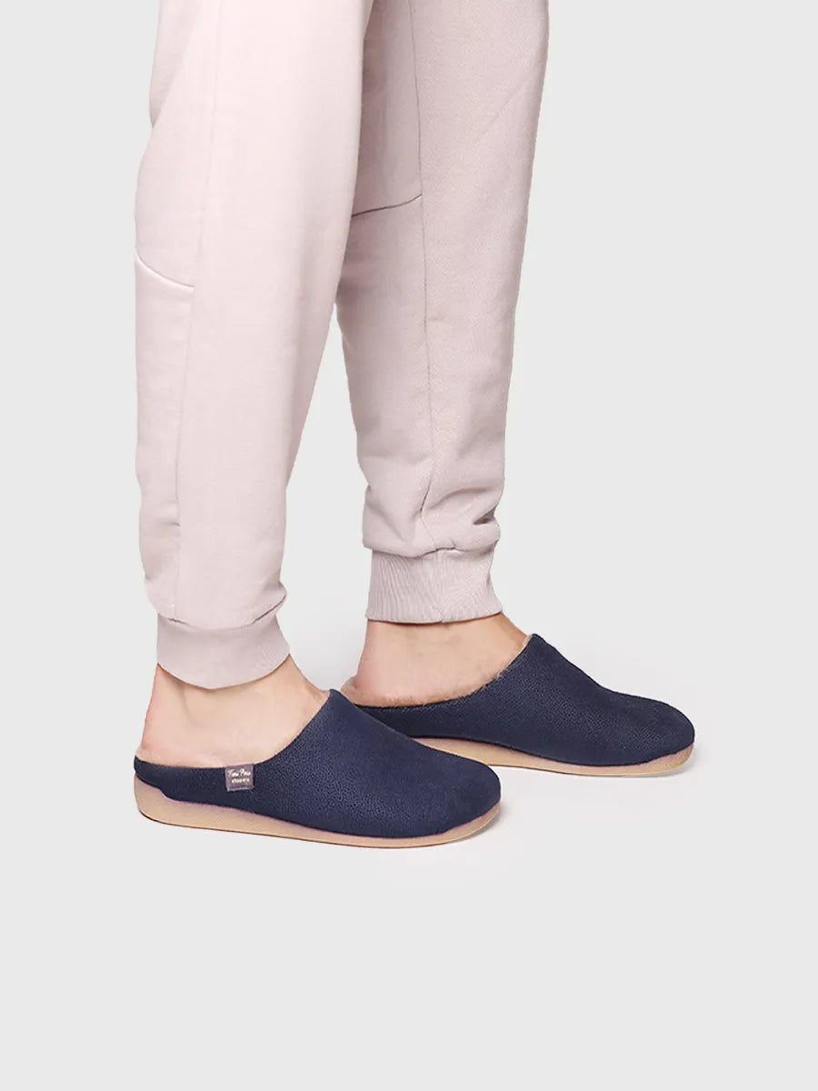 Chaussons pour hommes en tissu camel 