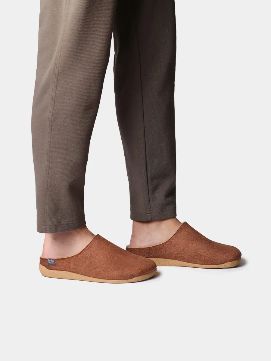 Slippers obertes per a home en teixit | NOTI-BD