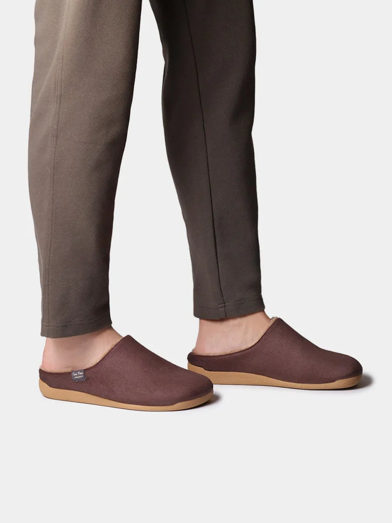 Zapatillas de casa hombre - Slippers abiertas para hombre en tejido | NOTI-BD  - Toni Pons  