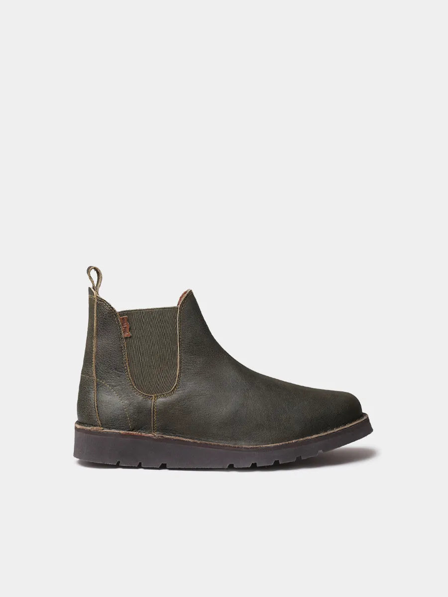 Botines hombre - Botín de piel con elásticos laterales para hombre | OCTAVI  - Toni Pons  