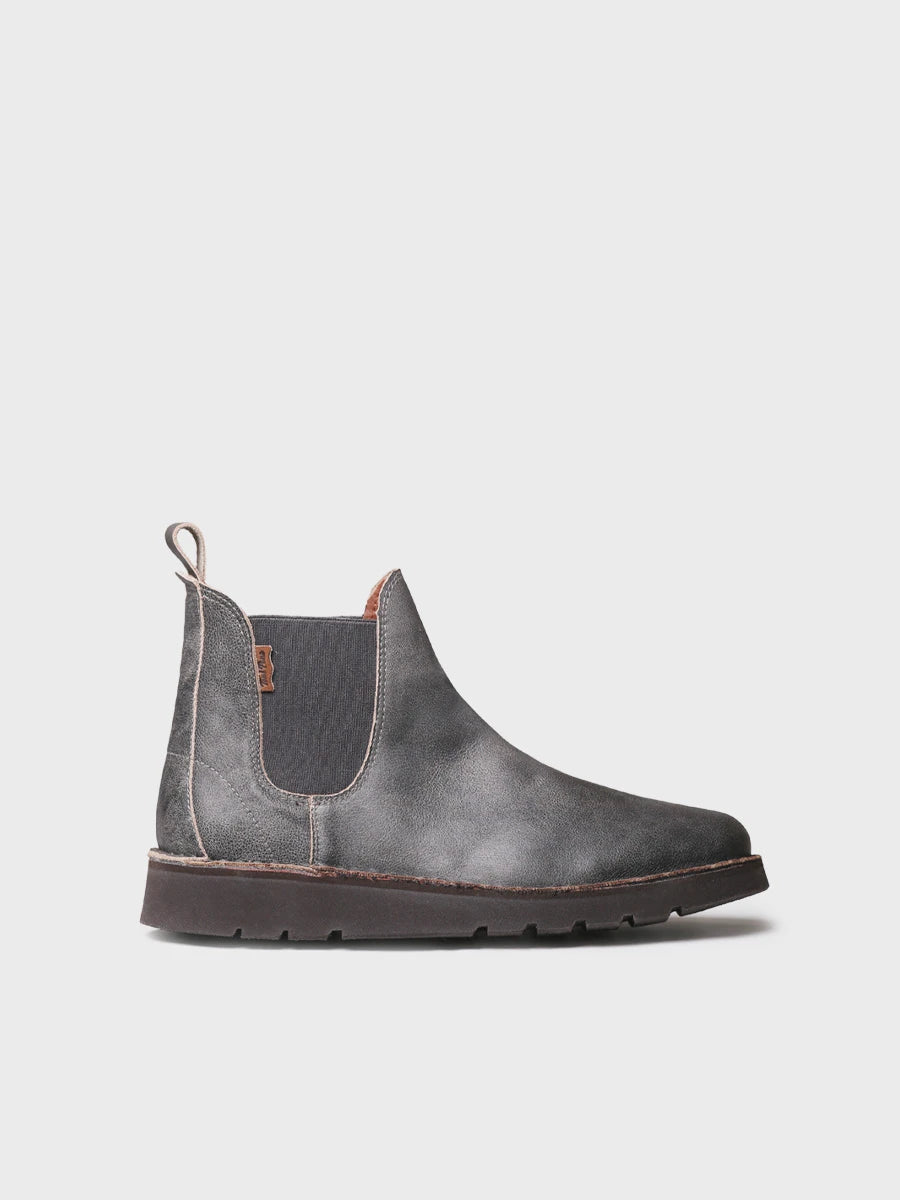 Botines hombre - Botín de piel con elásticos laterales para hombre | OCTAVI  - Toni Pons  