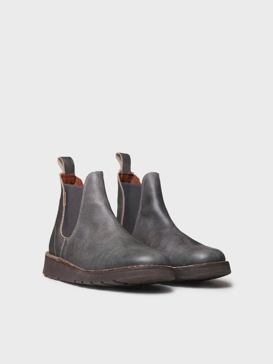 Botines hombre - Botín de piel con elásticos laterales para hombre | OCTAVI  - Toni Pons  