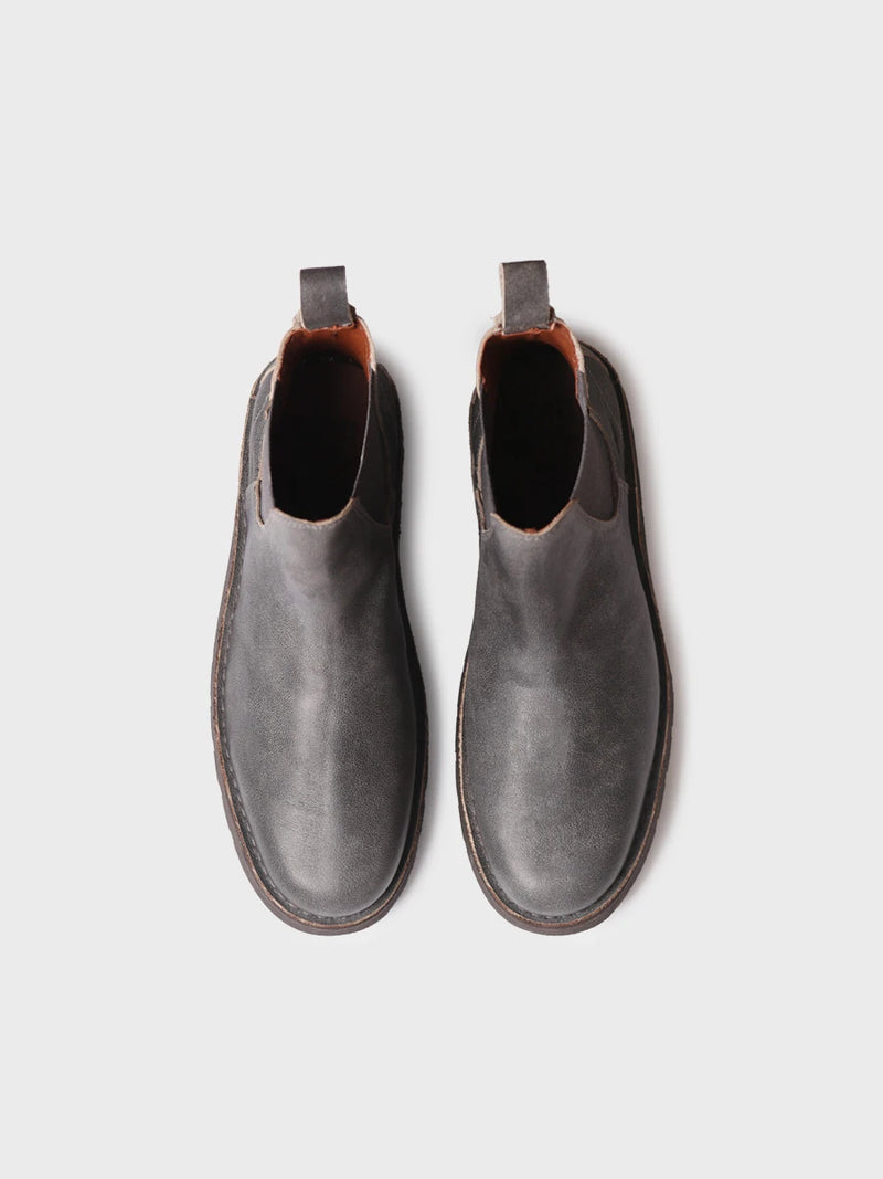 Botines hombre - Botín de piel con elásticos laterales para hombre | OCTAVI  - Toni Pons  