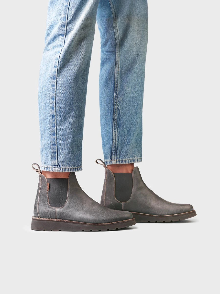 Botines hombre - Botín de piel con elásticos laterales para hombre | OCTAVI  - Toni Pons  