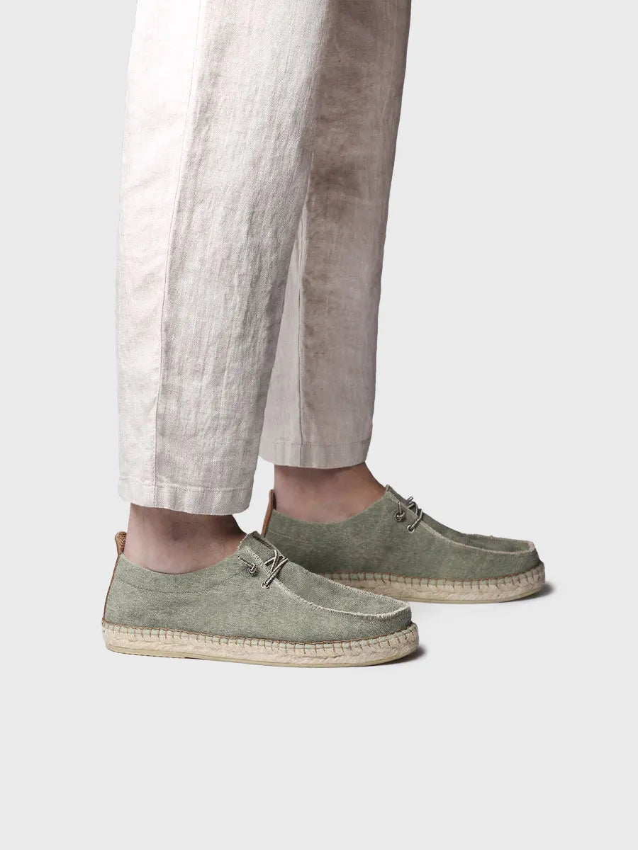  - Alpargata de hombre en tejido con cordones | ODIN  - Toni Pons  