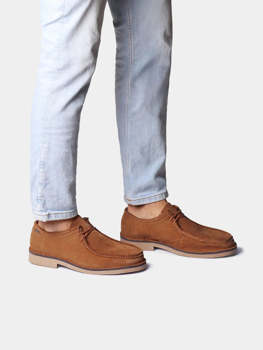 Zapatos con cordones hombre - Zapato en serraje con cordones para hombre | ORLANDO-SY  - Toni Pons  