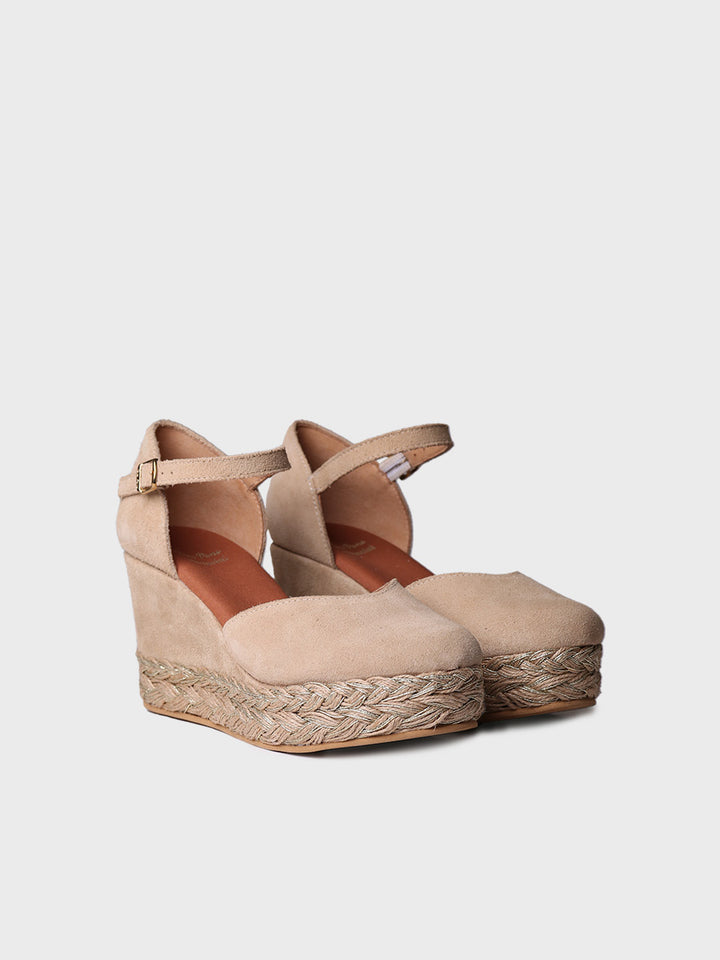 Alpargata mujer - Alpargata alta de mujer en serraje  - Toni Pons  