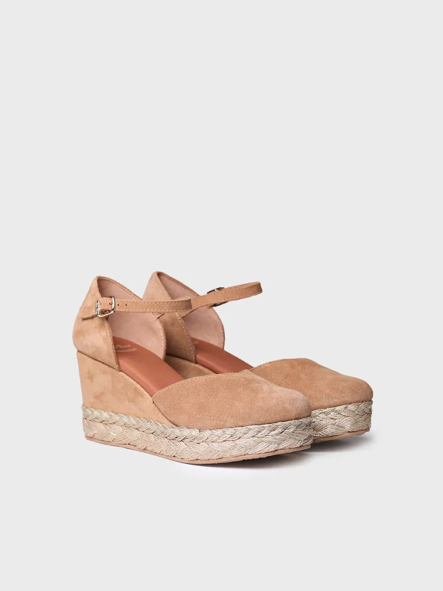 Alpargata mujer - Alpargata alta de mujer en serraje  - Toni Pons  