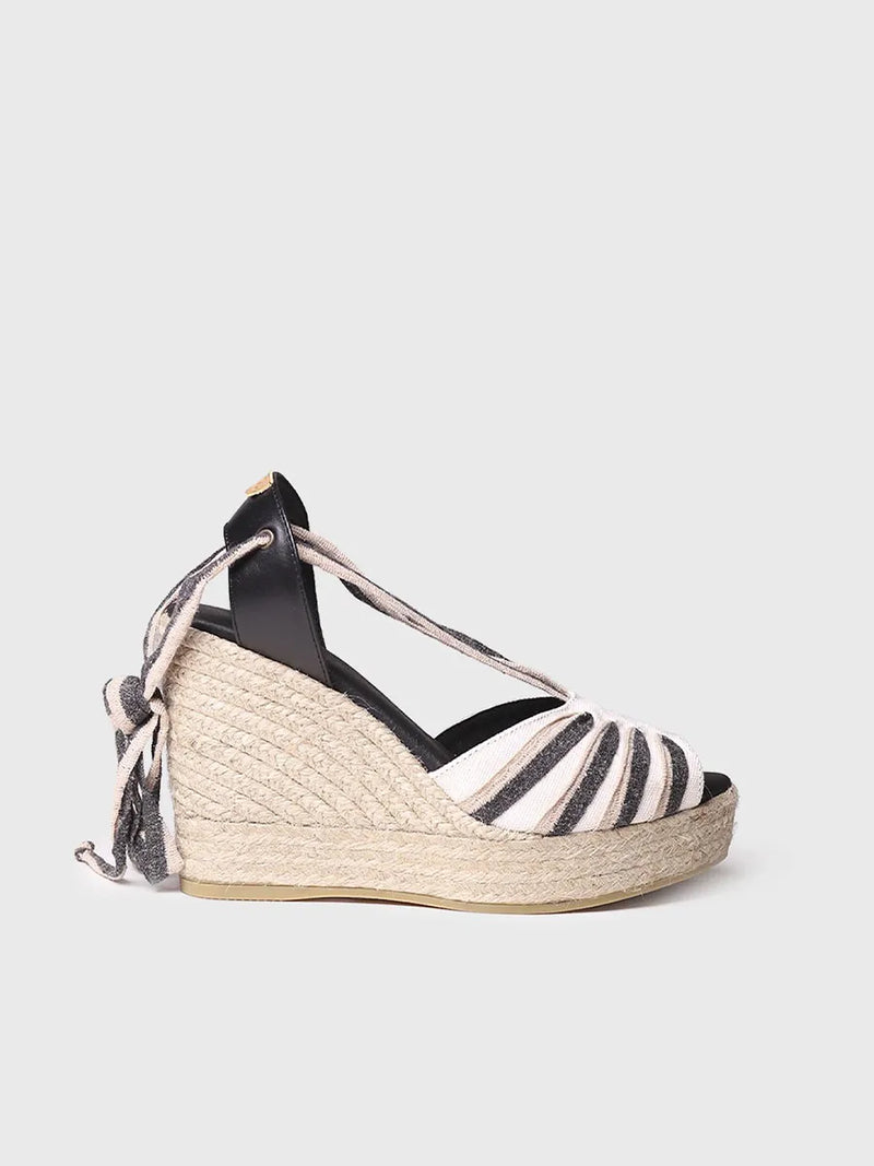 Sandalias mujer - Sandalia de cuña alta con tiras  - Toni Pons  
