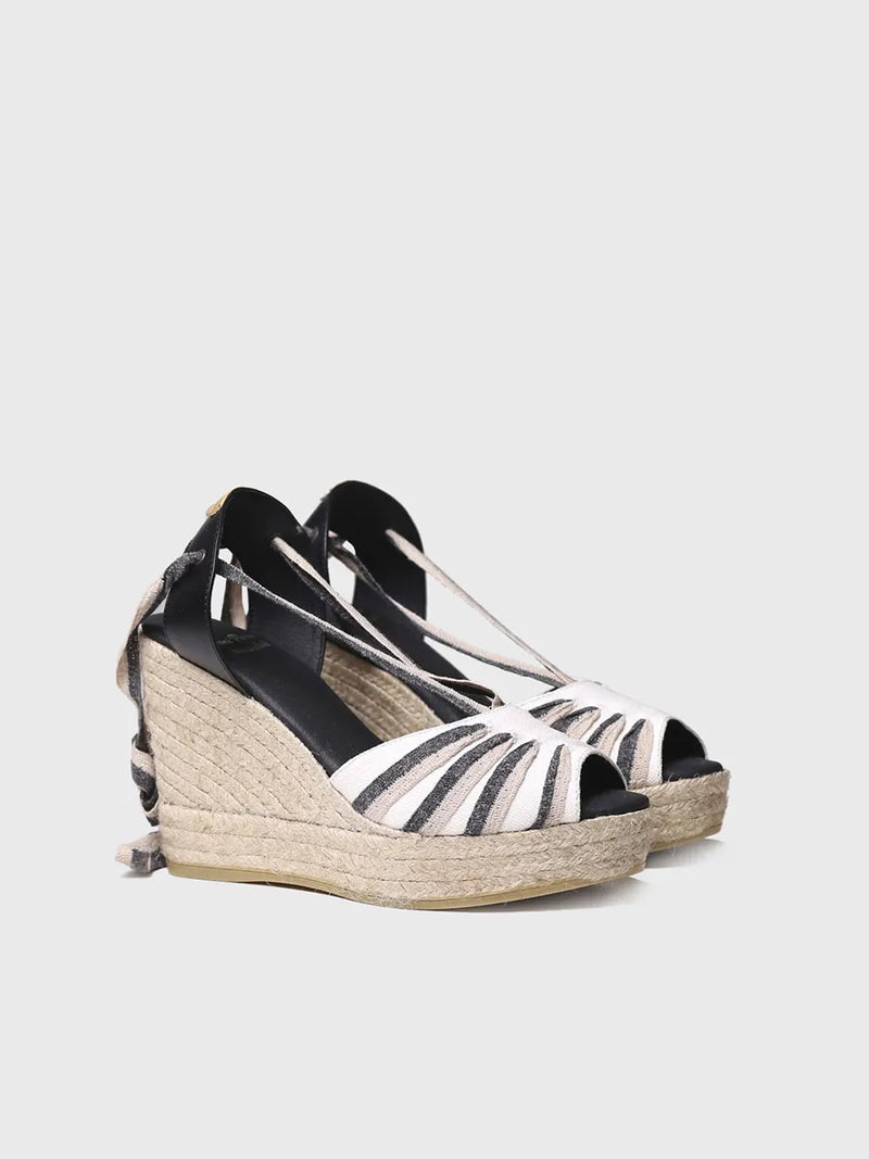 Sandalias mujer - Sandalia de cuña alta con tiras  - Toni Pons  