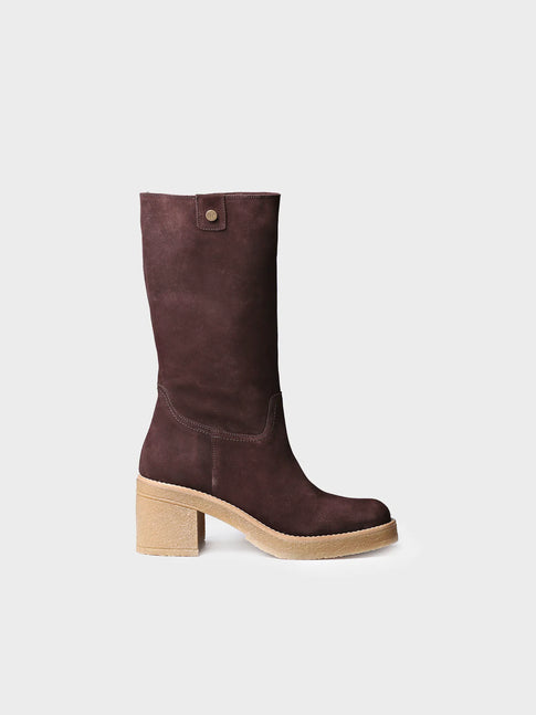 Bota de piel para mujer