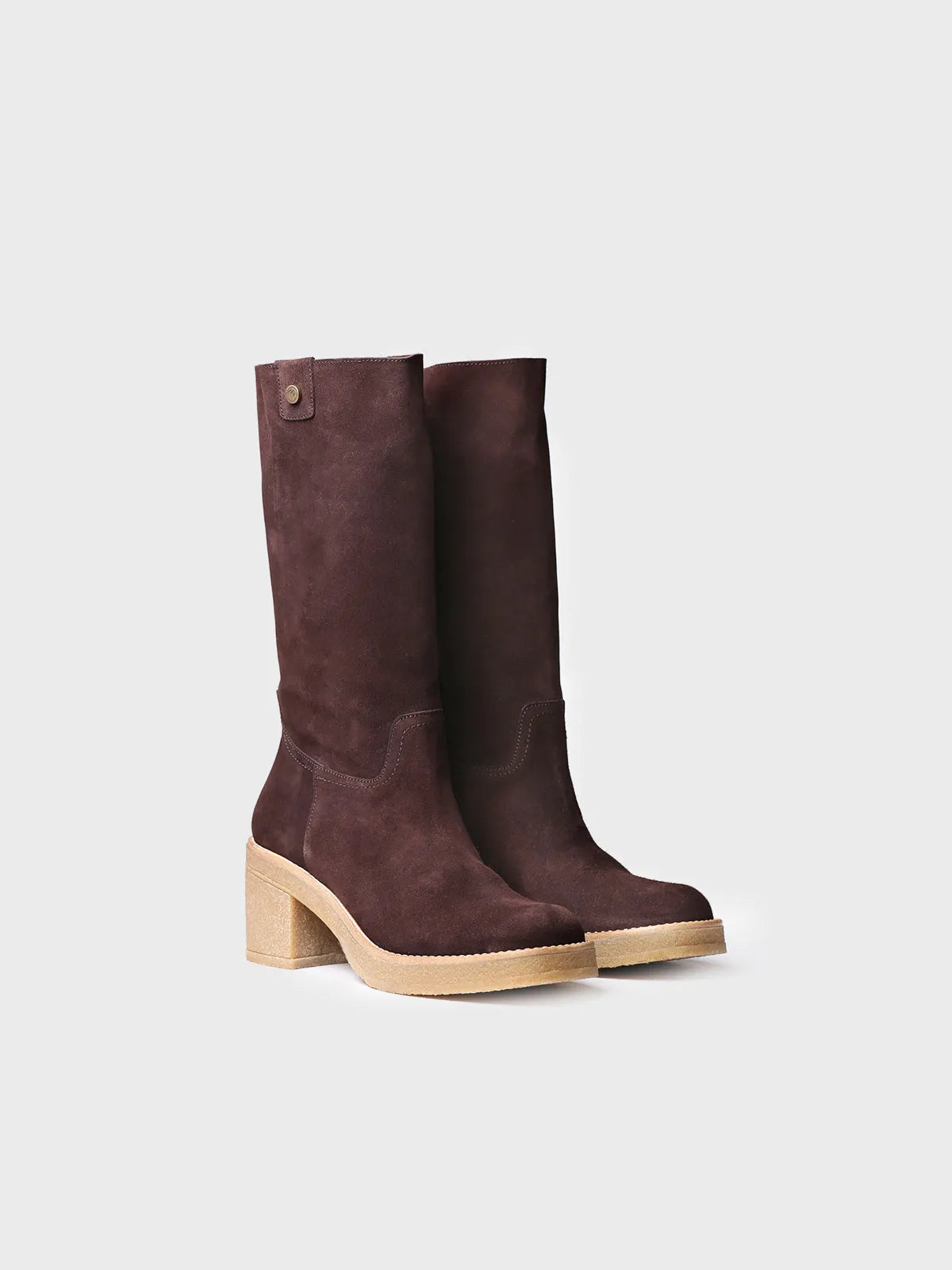 Bota de piel para mujer