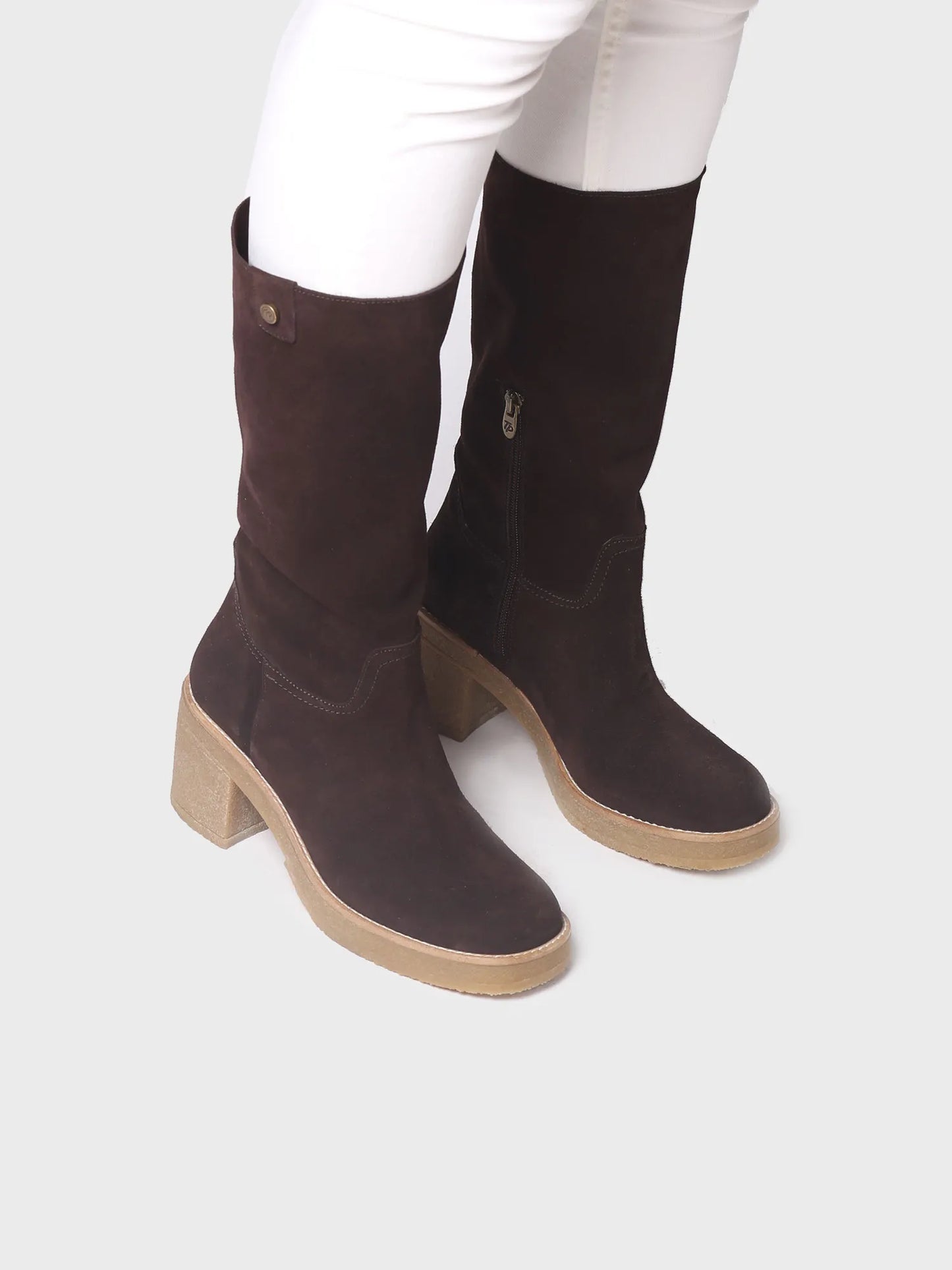 Bota de piel para mujer