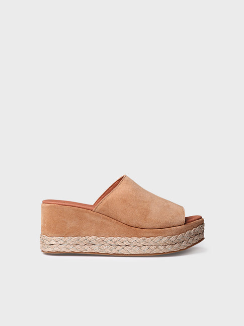 Alpargata mujer - Alpargata destalonda de mujer en serraje  - Toni Pons  