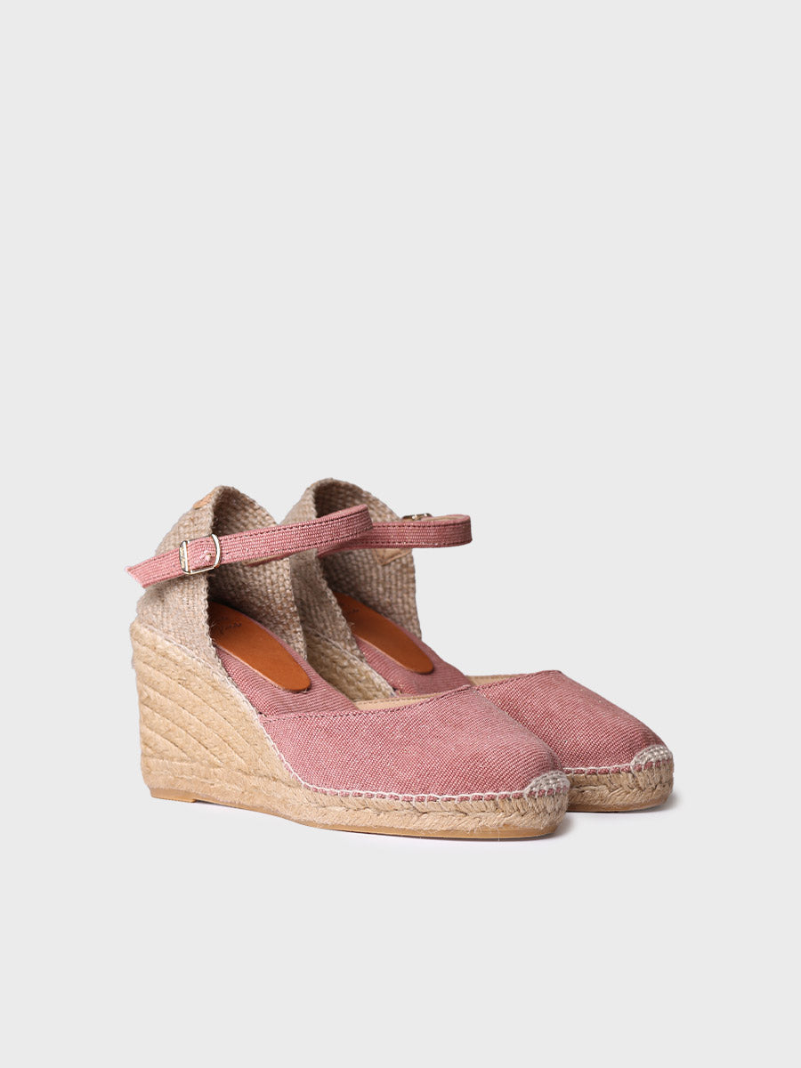 Alpargata mujer - Alpargata de cuña para mujer en lino y algodón  - Toni Pons  