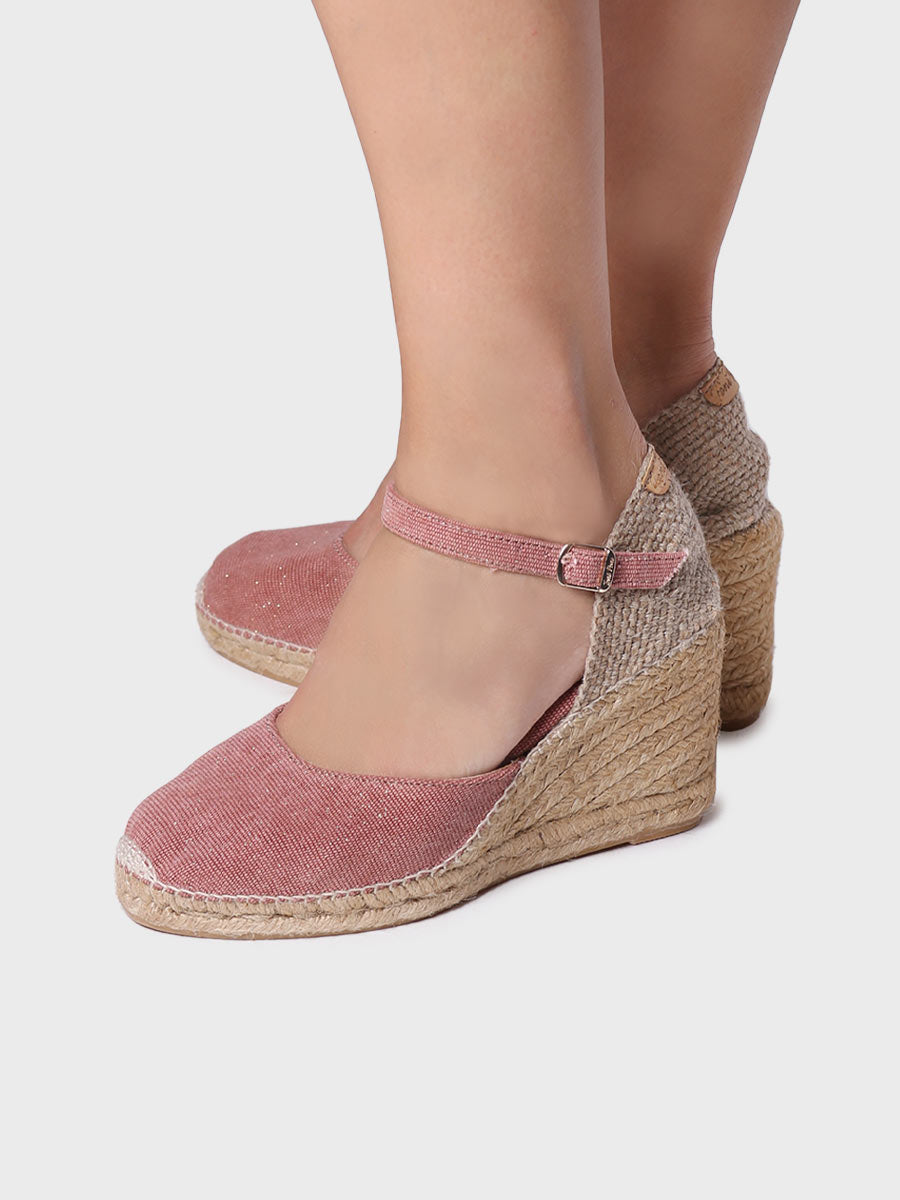 Alpargata mujer - Alpargata de cuña para mujer en lino y algodón  - Toni Pons  