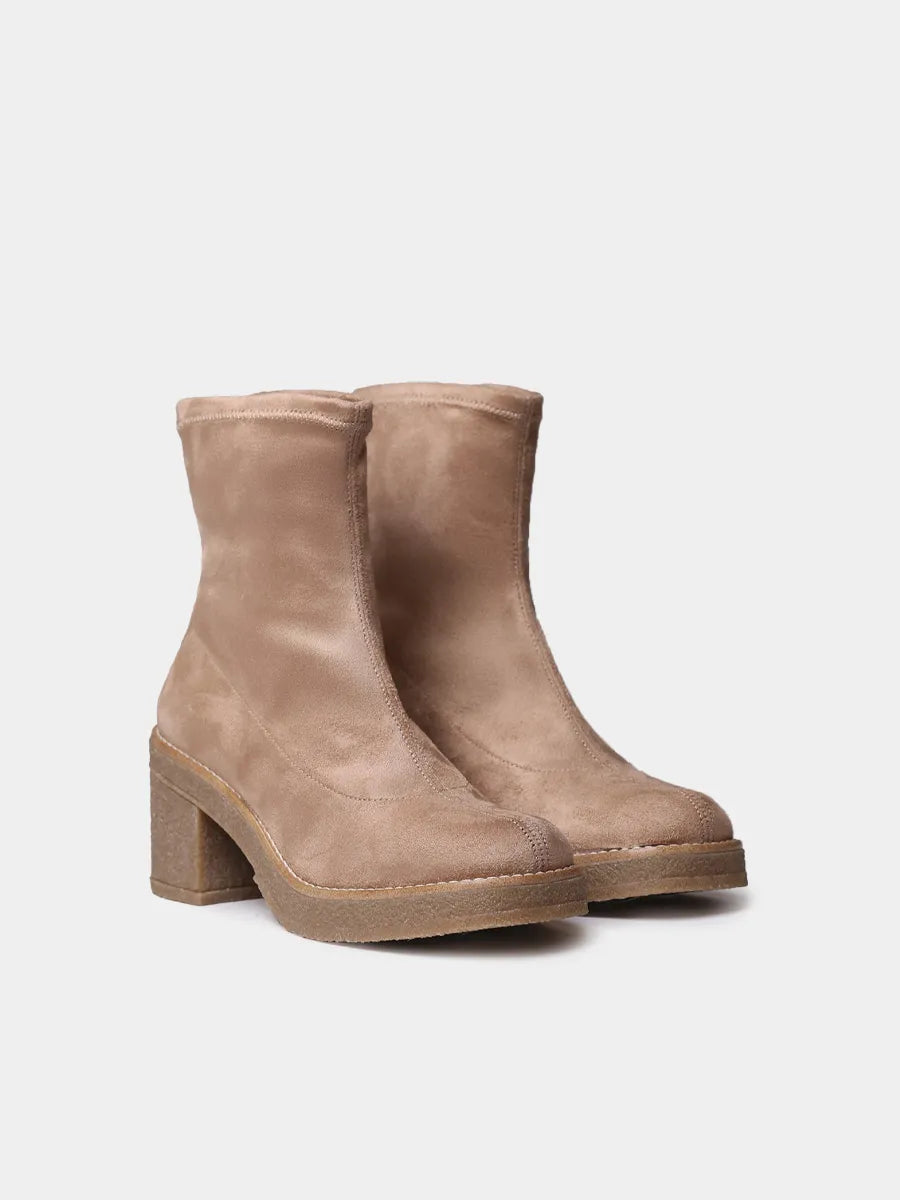 Botines mujer - Botín de mujer en tejido elástico tipo ante | PISA  - Toni Pons  